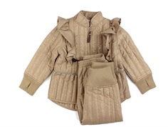 En Fant affogat glitter thermal wear with ruffle
